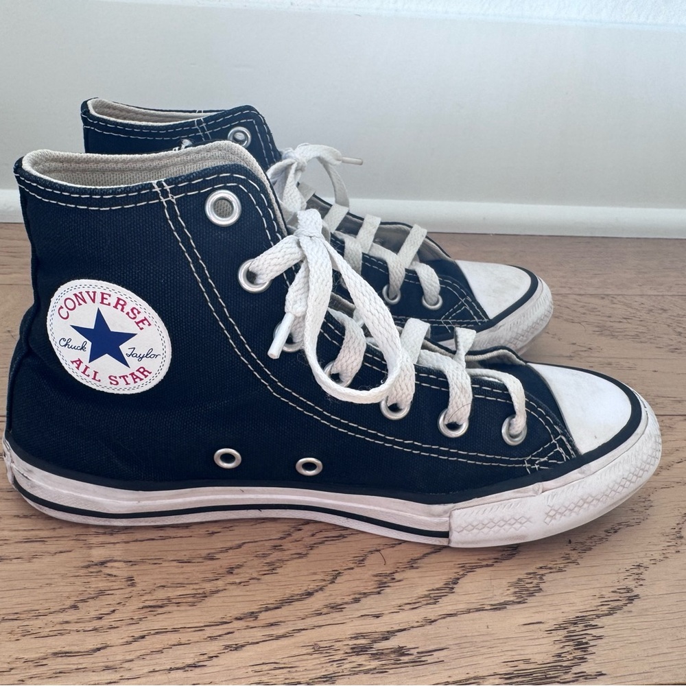 Converse Chuck Taylor All Star Hi Top Youth Black Size 2 3J231